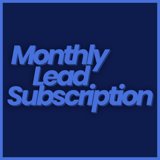 Monthly Life Leads Subscription